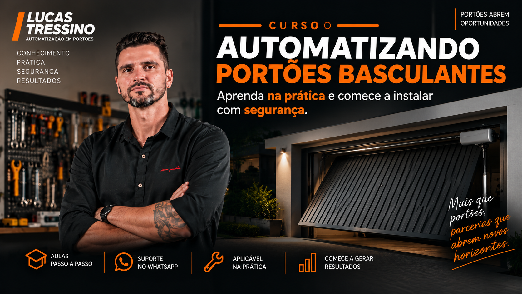 Apresentação do treinamento Automatizando Portões Basculantes